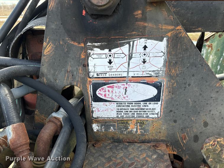 image for item DW7344 1993 Western Star 4900 crane grapple truck 