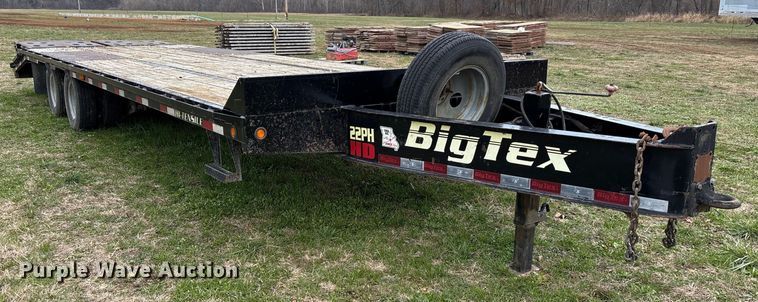 image for item DW7353 2017 Big Tex 22PH-25+5 equipment trailer