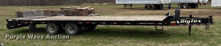 image for item DW7353 2017 Big Tex 22PH-25+5 equipment trailer