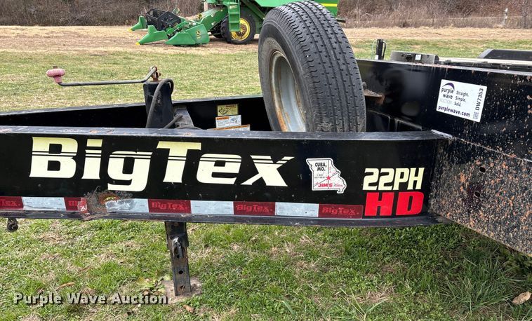 image for item DW7353 2017 Big Tex 22PH-25+5 equipment trailer