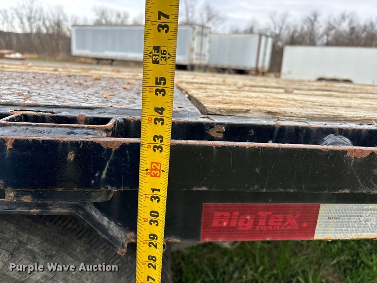 image for item DW7353 2017 Big Tex 22PH-25+5 equipment trailer