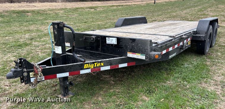 image for item DW7354 2022 Big Tex 16TL-20BK tilt deck equipment trailer