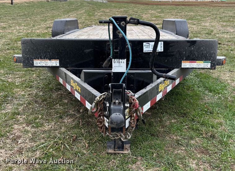 image for item DW7354 2022 Big Tex 16TL-20BK tilt deck equipment trailer