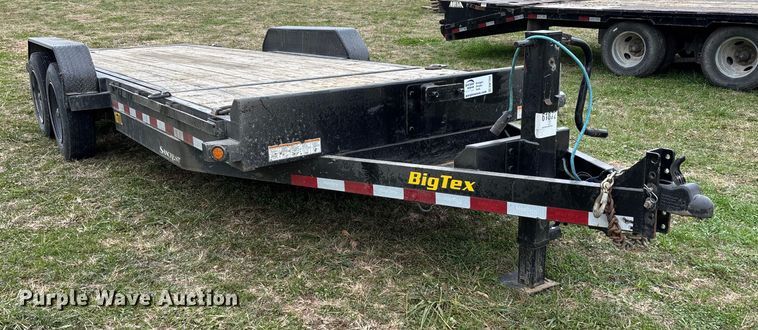 image for item DW7354 2022 Big Tex 16TL-20BK tilt deck equipment trailer