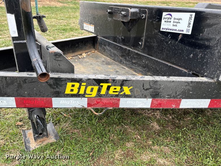 image for item DW7354 2022 Big Tex 16TL-20BK tilt deck equipment trailer