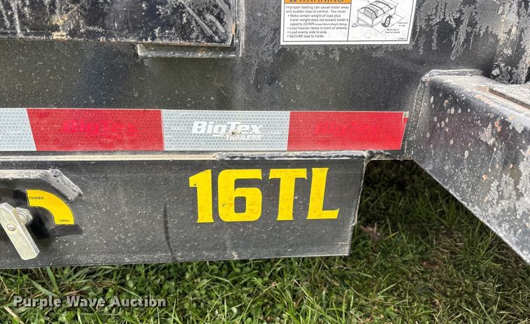image for item DW7354 2022 Big Tex 16TL-20BK tilt deck equipment trailer