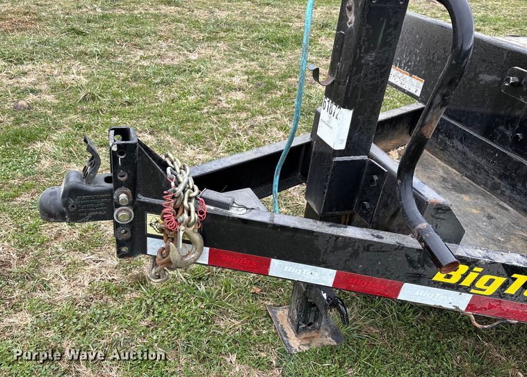 image for item DW7354 2022 Big Tex 16TL-20BK tilt deck equipment trailer