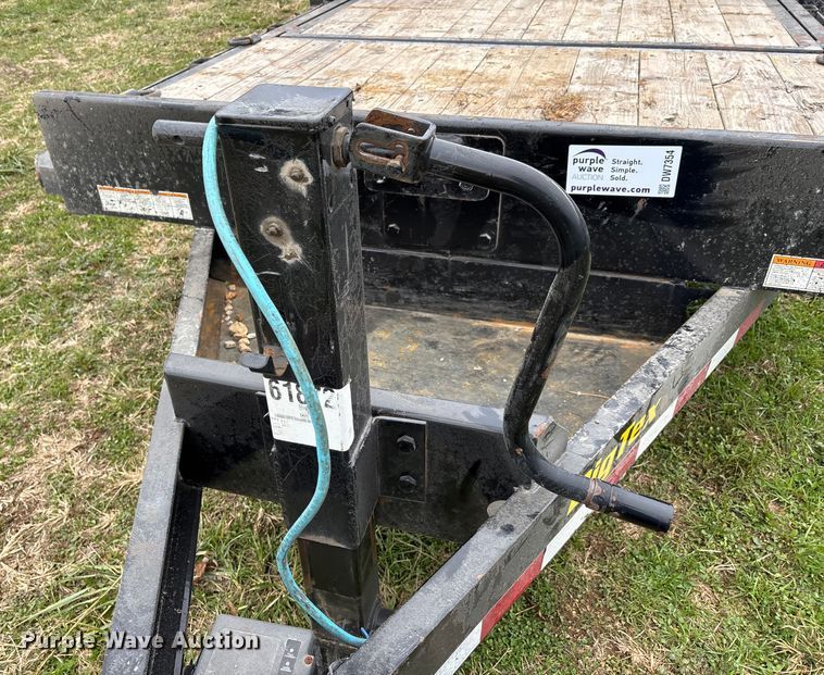 image for item DW7354 2022 Big Tex 16TL-20BK tilt deck equipment trailer