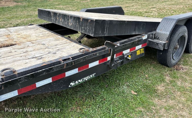 image for item DW7354 2022 Big Tex 16TL-20BK tilt deck equipment trailer