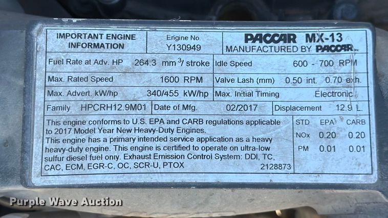 image for item DX5905 2018 Kenworth T680 semi truck