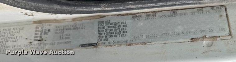 image for item EA2180 2001 Freightliner FL70 dump truck