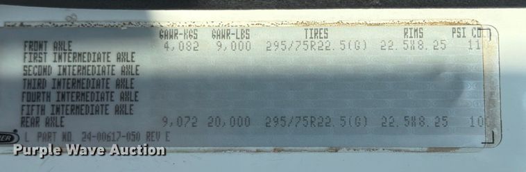 image for item ED5029 2003 Freightliner FL70 semi truck