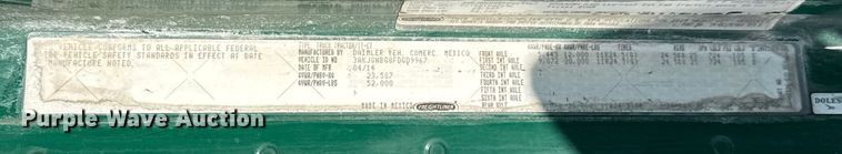 image for item EE3410 2015 Freightliner Coronado 122 semi truck