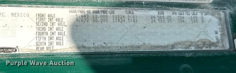 image for item EE3410 2015 Freightliner Coronado 122 semi truck