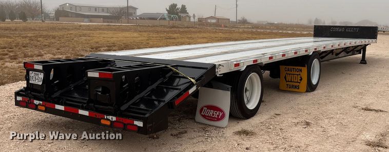 image for item EF6250 2022 Dorsey DC53 drop deck equipment trailer