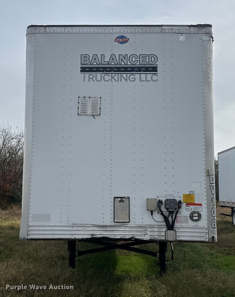 image for item EG1768 2015 Utility Trailer VS2DX dry van trailer