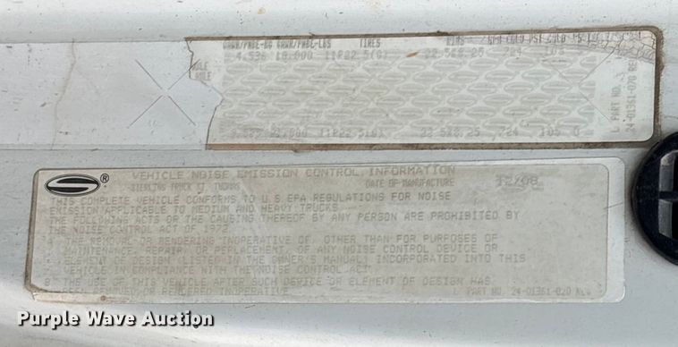 image for item EG8310 2009 Sterling Acterra truck cab and chassis