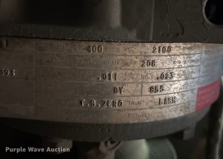 image for item EJ7768 1980 Cummins engine