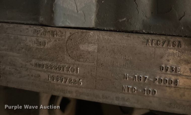 image for item EJ7768 1980 Cummins engine