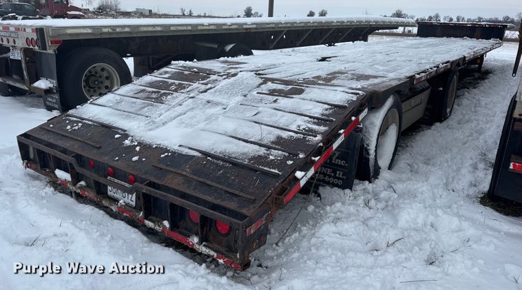 image for item EN0769 2006 Transcraft drop deck equipment trailer