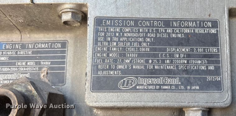 image for item EN5902 2007 Utility VS2RA refrigerated van trailer