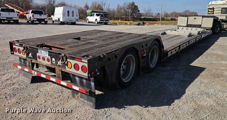 image for item EO4834 2013 XL Specialized Trailers XL60 lowboy equipment trailer