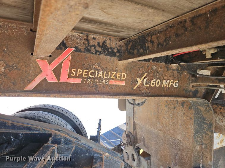 image for item EO4834 2013 XL Specialized Trailers XL60 lowboy equipment trailer
