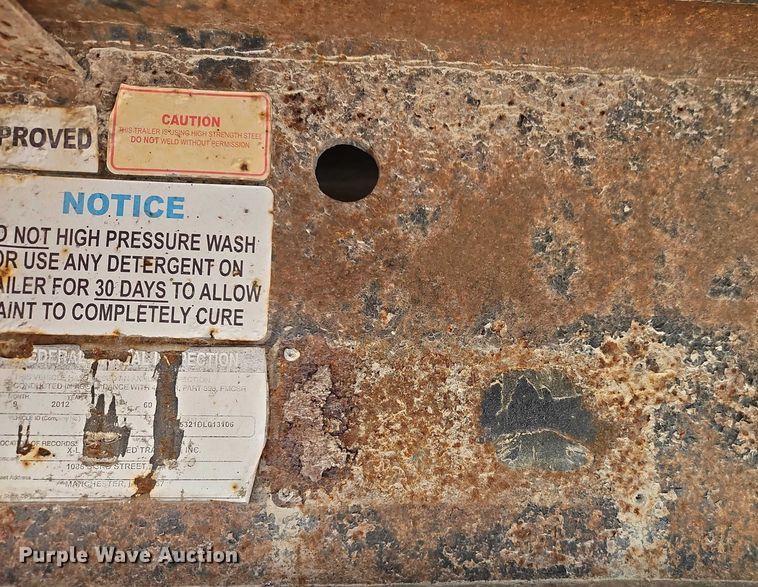 image for item EO4834 2013 XL Specialized Trailers XL60 lowboy equipment trailer