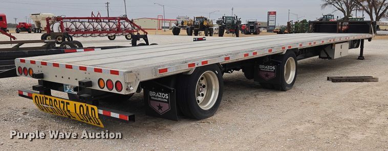 image for item ET5279 2022 Brazos drop deck trailer