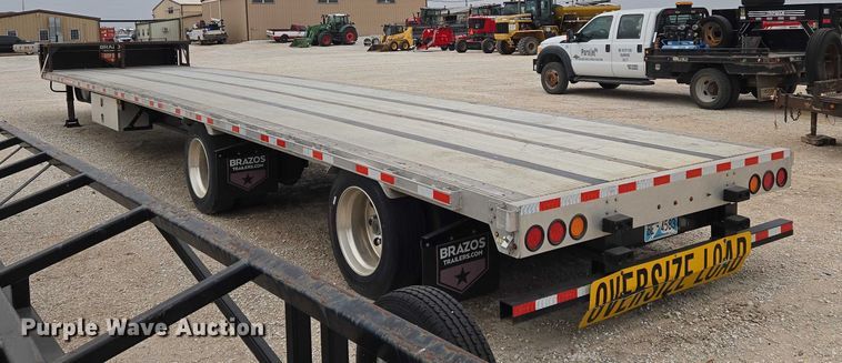 image for item ET5279 2022 Brazos drop deck trailer
