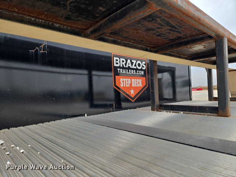 image for item ET5279 2022 Brazos drop deck trailer