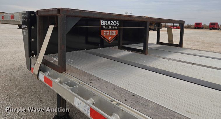 image for item ET5279 2022 Brazos drop deck trailer