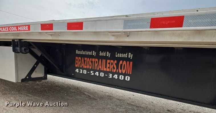 image for item ET5279 2022 Brazos drop deck trailer