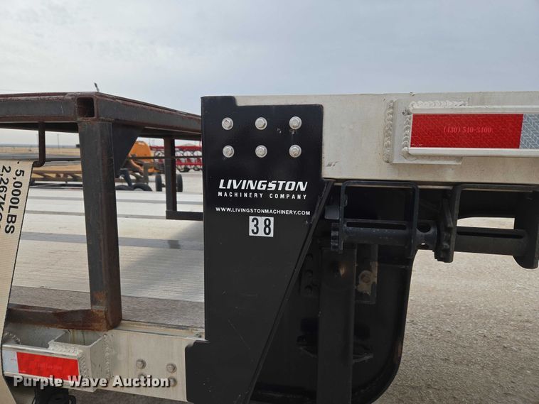 image for item ET5279 2022 Brazos drop deck trailer