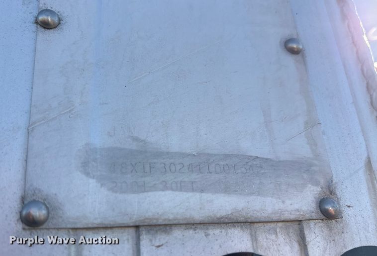 image for item ET5404 2001 Travis Body & Trailer, Inc. end dump trailer