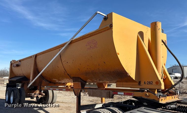 image for item ET5405 2008 Wes Tex Road builder end dump trailer