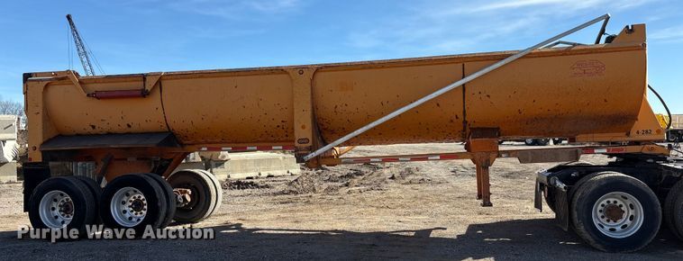 image for item ET5405 2008 Wes Tex Road builder end dump trailer