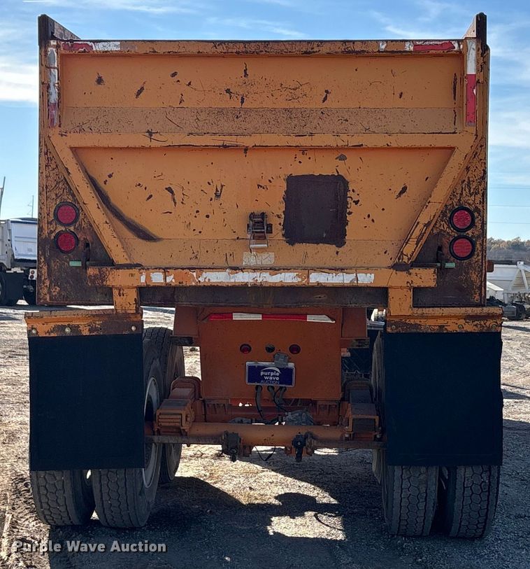 image for item ET5405 2008 Wes Tex Road builder end dump trailer