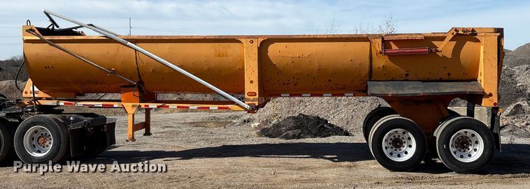 image for item ET5405 2008 Wes Tex Road builder end dump trailer