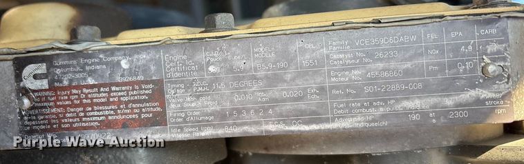 image for item ET5417 1998 Freightliner FL60 flatbed truck