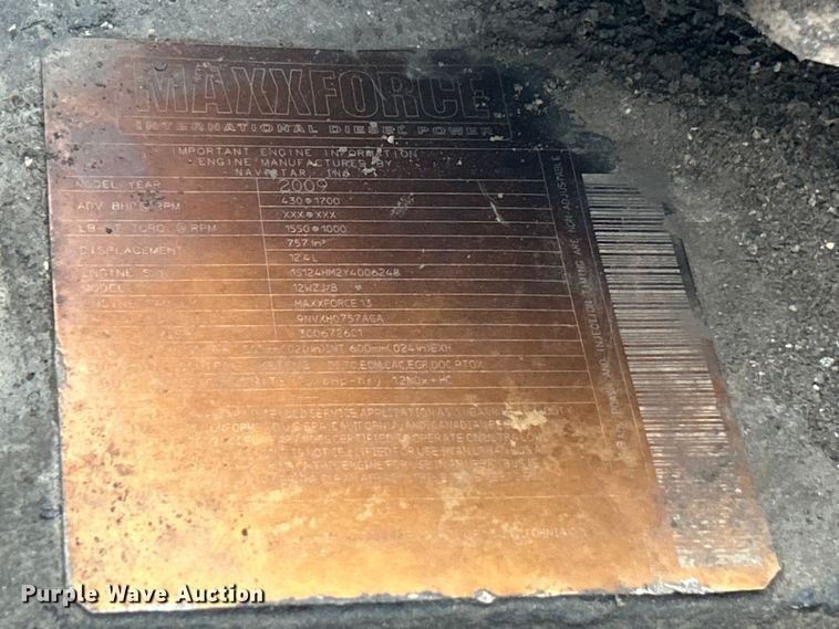 image for item ET6673 2011 International ProStar semi truck