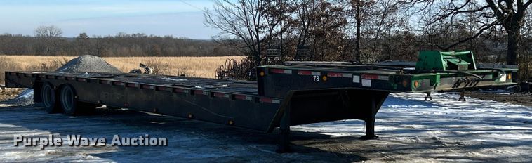 image for item ET6769 2007 Trail - Eze TE70HT48 drop deck equipment trailer