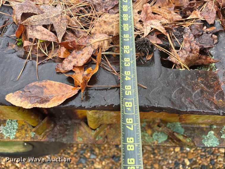 image for item ET7319 1995 Shop built drop deck equipment trailer