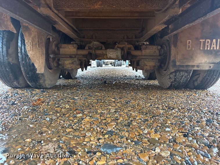 image for item ET7319 1995 Shop built drop deck equipment trailer