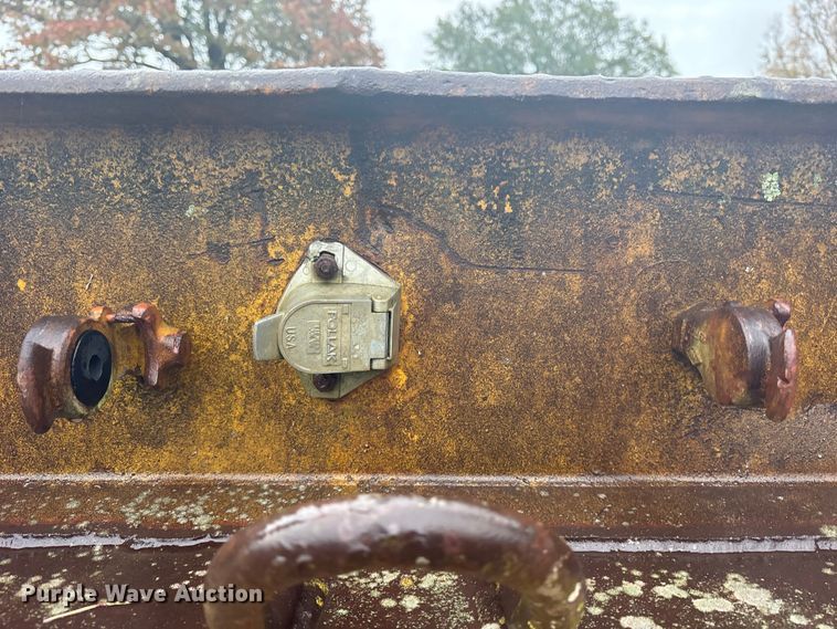 image for item ET7319 1995 Shop built drop deck equipment trailer