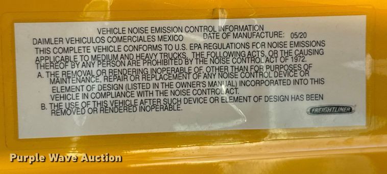 image for item EU5471 2021 Freightliner Cascadia 126 semi truck