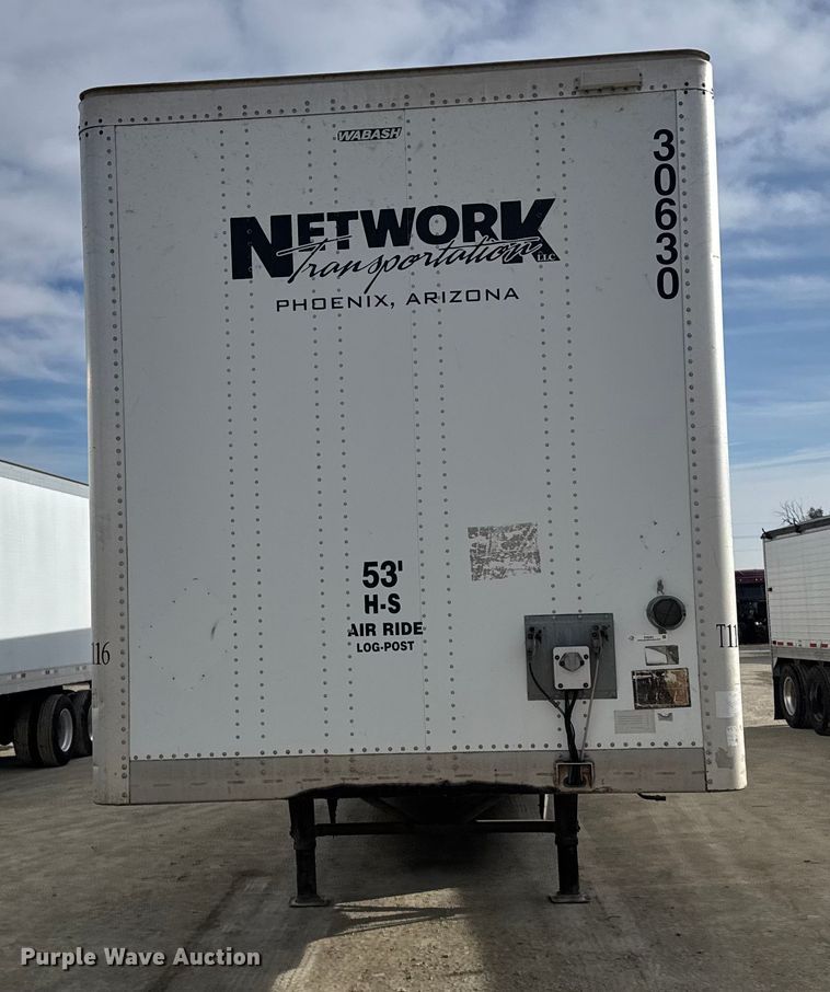 image for item EU6401 2012 Wabash dry van trailer