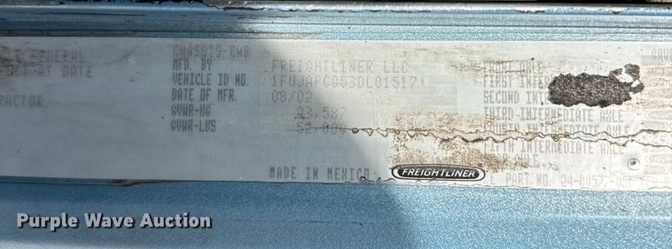 image for item EU6405 2003 Freightliner FLD132 semi truck