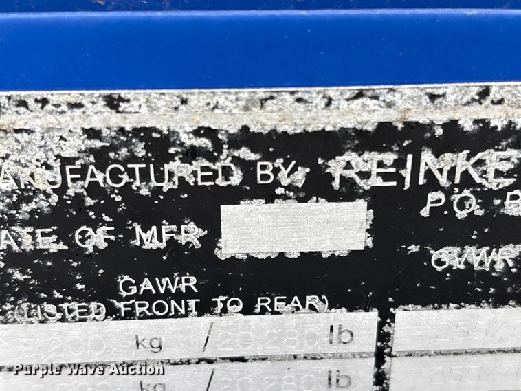 image for item EU8536 2013 Reinke container trailer