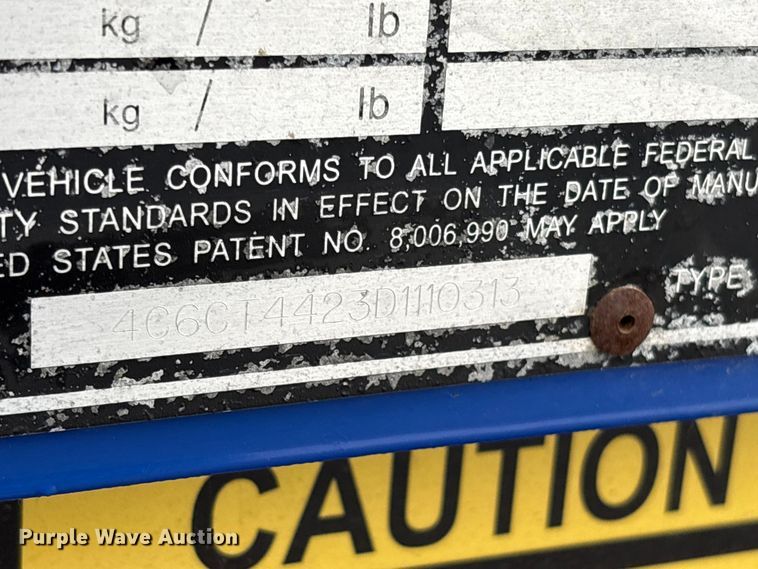 image for item EU8536 2013 Reinke container trailer